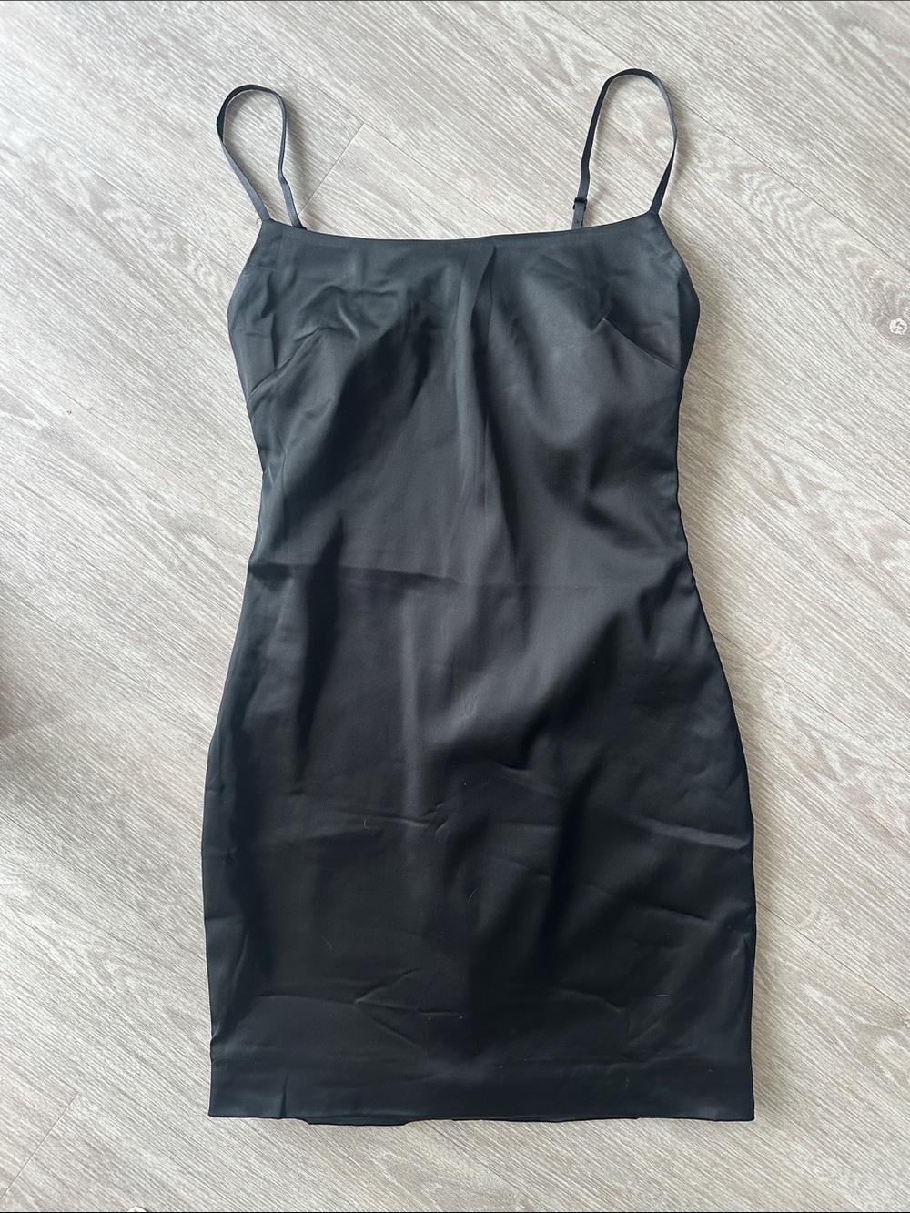Aritzia Babaton Satin Little Black Dress